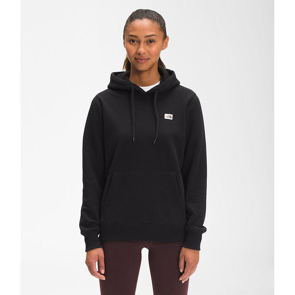 The North Face Heritage Patch Pullover Γυναικεια Φούτερ Hoodie - Μαυρα (PWFM16320)